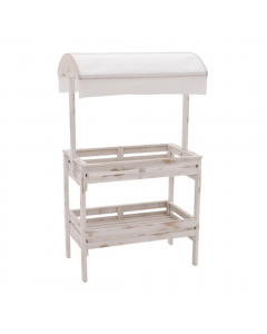 White Wooden Shelf (122 cm)