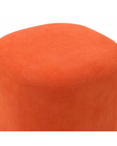 Orange Fabric Stool (46cm)