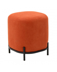 Orange Fabric Stool (46cm)