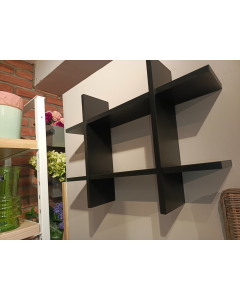 Black Wall Shelf (56 cm x 41 cm)