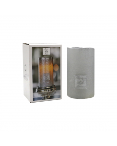 RM Silver LED Candle (7.5x12.5 cm)