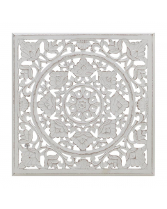 White Wooden Wall Decoration (60 cm)