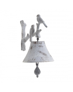 White Metallic Bell Birds (17 cm)