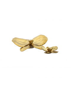 Golden Orchid Wall Deco (14 cm)