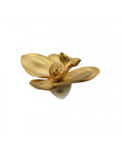 Porcelain Orchid Wall Deco (6.5 cm)