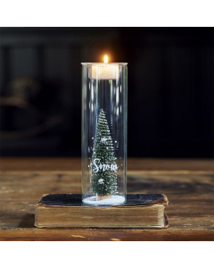 RM Let it snow fillable votive Medium