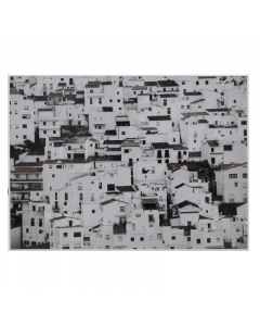 Black And White City Wall Painting (65 cm)