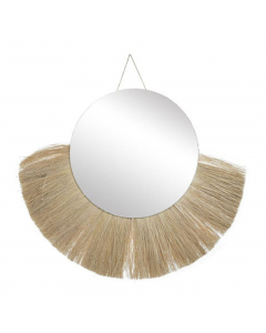 Natural Straw Mirror (70 x 58 cm)