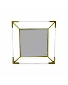 Gold Wall Mirror (45 x 45 cm)