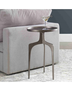 RM Faubourg Nickel End Table (54 cm)