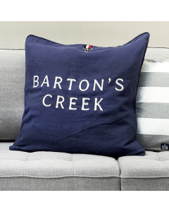 RM Barton's Creek Navy Cushion Cover