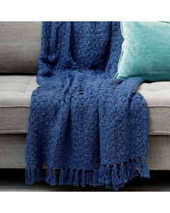 Blue RM Messina Throw