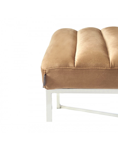 Caffe Latte RM Thompson Velvet Bench (163cm)