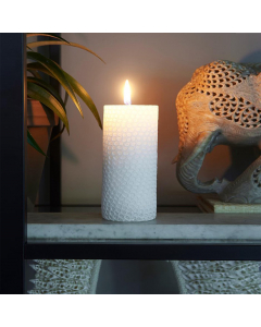 RM White Coral Reef Candle (7x15 cm)