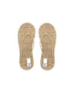 RM Rustic Rattan Flip Flops