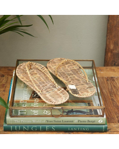 RM Rustic Rattan Flip Flops