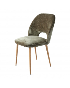 RM Victoria Olive Velvet Dining Chair (81 cm)
