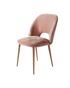 RM Victoria Pink Velvet Dining Chair (81 cm)