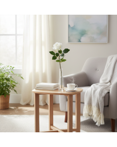 White Rose Stem (48 cm)