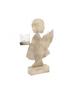 RM angel girl votive holder h34cm