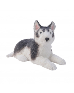 Laying Cotton Husky (25cm)