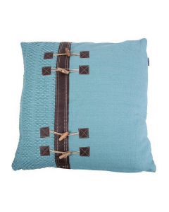 Blue Wood Cushion Cover (50 cm)