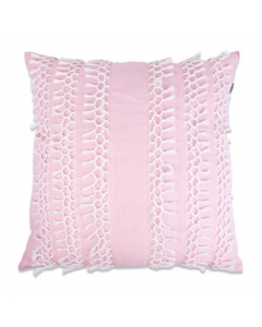 Pink Fringle Cushion (50 cm)