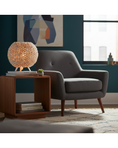 Large Fir Wood Table Lamp