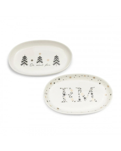 RM christmas plate 2 pcs l18cm