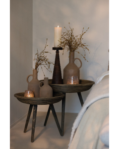 Jonai Ceramics Matt Brown Deco Vase (35 cm)