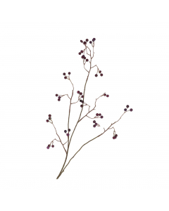 Purple Berry Silk Branch (93 cm)