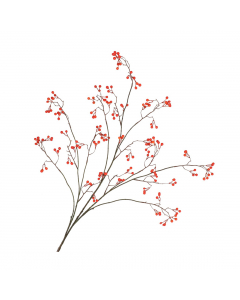 Red Berry Silk Branch (135 cm)