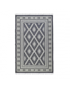 Grey Fabric Rug