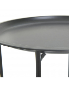 Black Metal Foldable Table (50 cm)