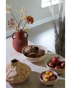 Rosana Sand & Light Brown Dish on Base (16cm)