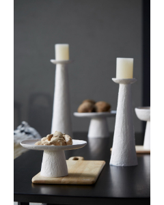 Ota Cream Dish On Base (24.5 cm)