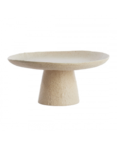 Ota Sand Light Brown Dish On Base (31 cm)