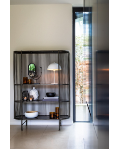 Yinthe Black Open Cabinet (161 cm)