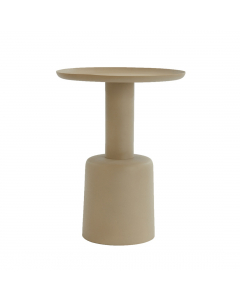 Milaki Beige Side Table (52cm)