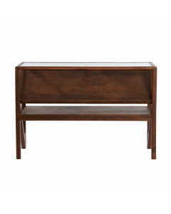 Yuki Acacia Wood Dark Brown Console (119 cm)