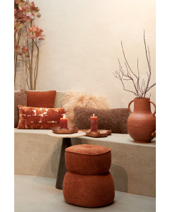 Leyla Terra Pouf (46 cm)