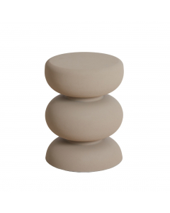 Kobodo Matt Cream Side Table (46cm)