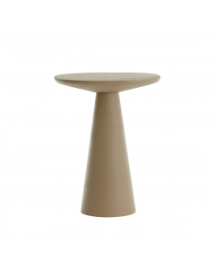 Abala Matt Taupe Side Table (59cm)