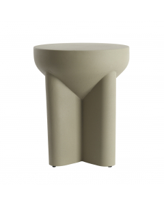 Mikado Matt Light Grey Side Table (42 cm)