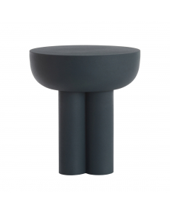 Mikola Matt Dark Blue Side Table (50 cm)