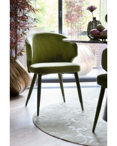 Kosaka Olive Green Dining Chair (83 cm)