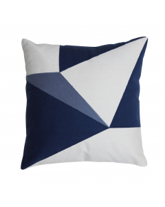 Rejas Blue And White Cushion (45 cm)