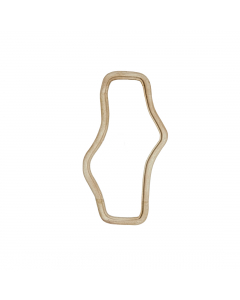 Celano Matt Natural Wood Mirror (80 x 44 cm)