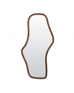 Velano Matt Dark Brown Wood Mirror (161 x 80 cm)