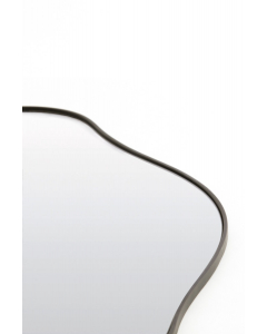 Azula Smoke Glass Black Mirror (84cm)